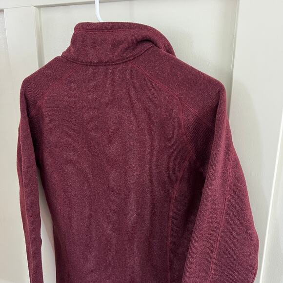 Patagonia Better Sweater 1/4 Quarter Zip Sequoia Red Sweater Women's Small - Picture 8 of 8